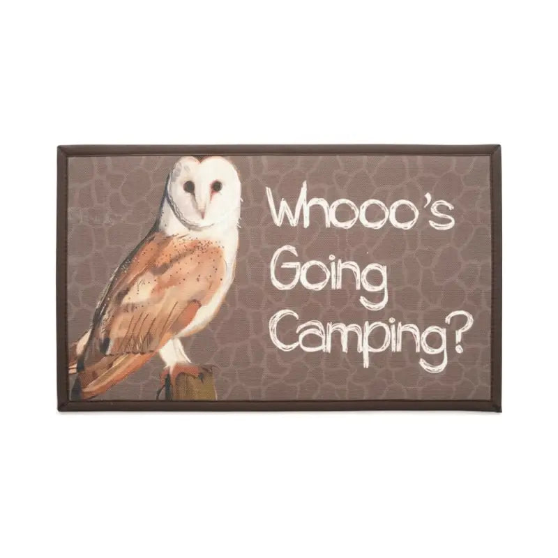 STRB-14854-20 Kittrich Whooos Going Camping Textilene Mat k6xstrb148542