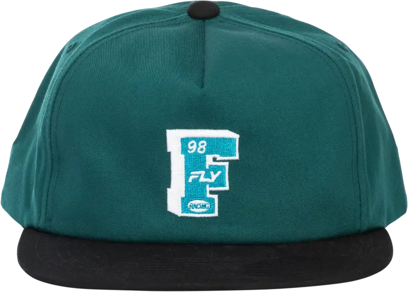 Teal Fly Varsity Hat with Adjustable Snapback Closure 351-1013