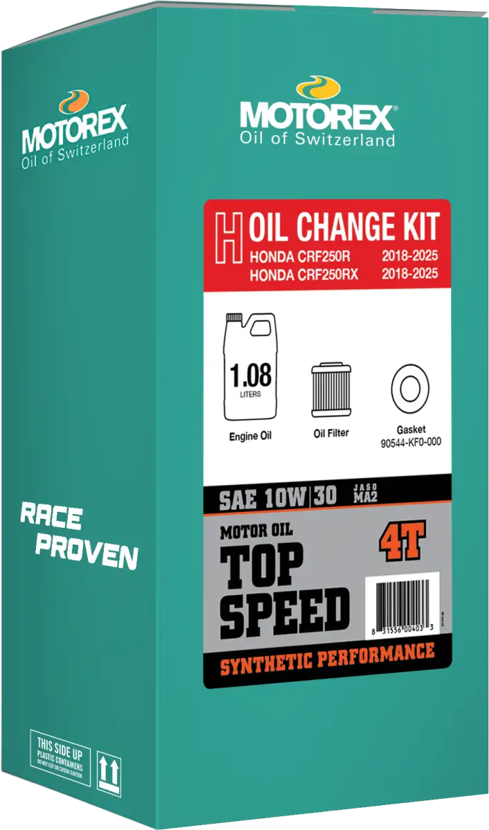 Top Speed Oil Change Kit for Motorcycles 580-1363