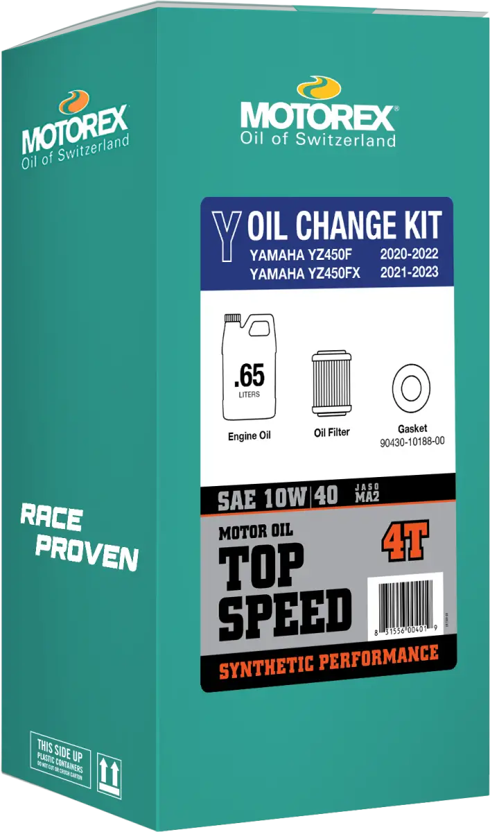 Top Speed Oil Change Kit for Motorcycles 580-1361