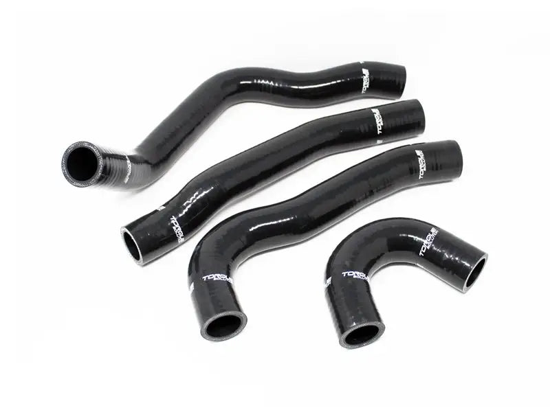 Torque Solution 08-15 Mitsubishi Evolution X Silicone Radiator Hose Kit - Black ts-evx-434bk