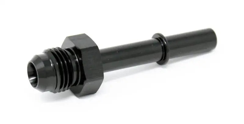 Torque Solution Push-On EFI Adapter Fitting: 5/16in SAE to -6AN Male Flare ts-ftg-005