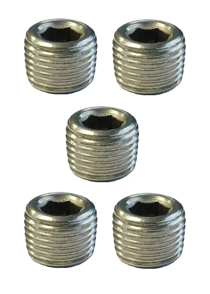 Torque Solution Stainless Steel 1/8 in NPT Plug: Universal 5 Pack tqsts-npt-18-5
