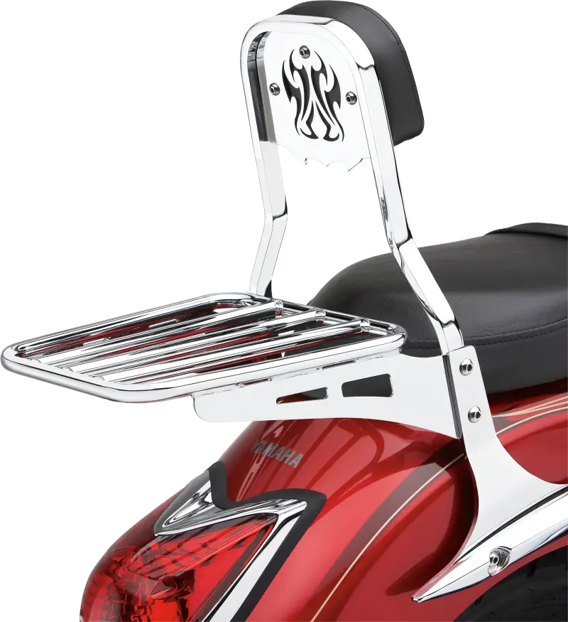 Tribal Chrome Backrest Insert for Standard Fit 82-97429