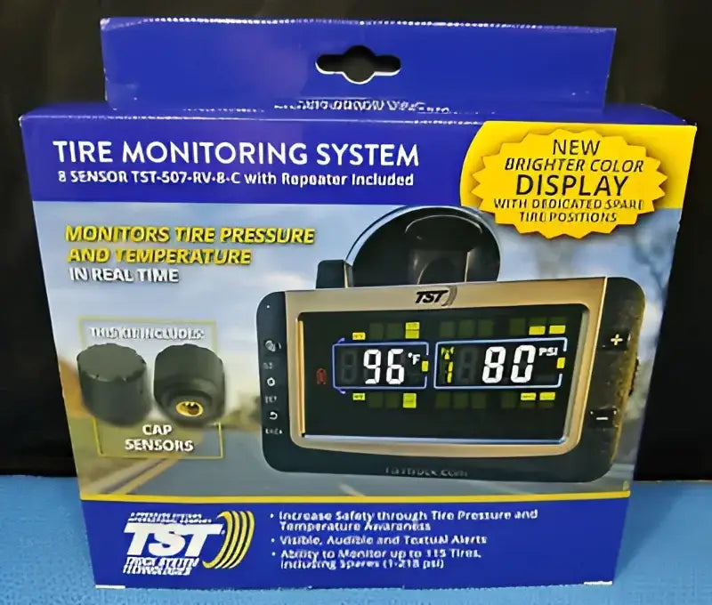 TST-507-RV-8-C Truck Systms 507 Tpms W/8 Cap Sensors W/Replacea tsttst507rv8c