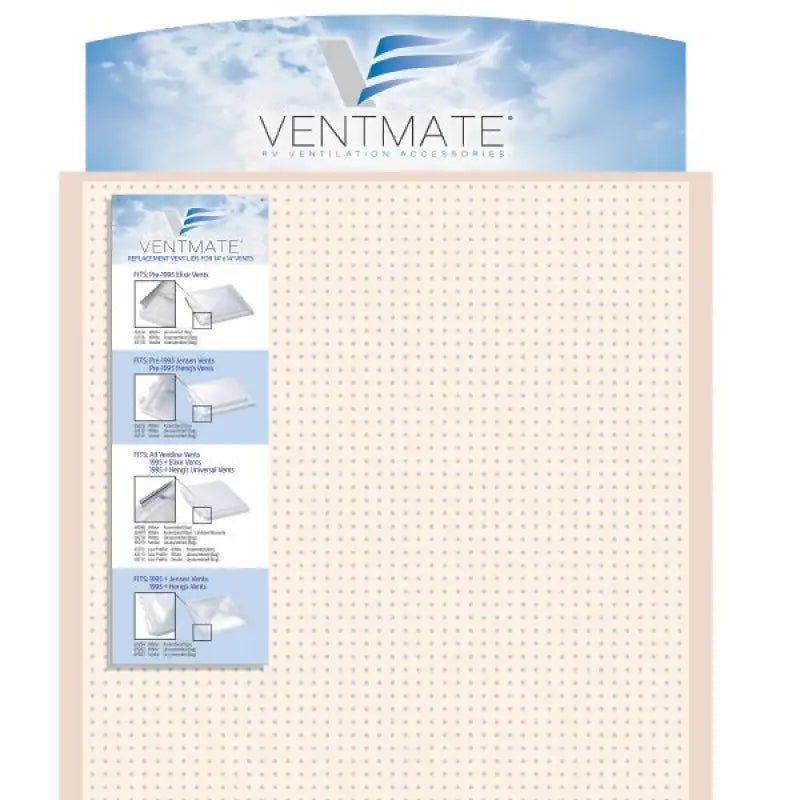 Ventmate VENTPOP Vent Lid Pop Headercards 2Pk vntventpop