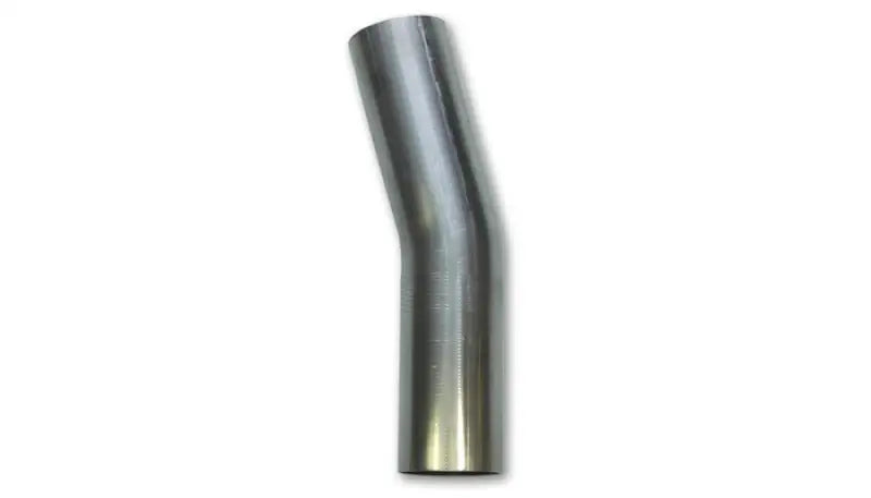 Vibrant 1.25in OD T304 SS 15 Deg Mandrel Bend 4in Leg Length (2in Centerline Radius) 13121