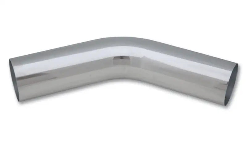 Vibrant 1in O.D. Universal Aluminum Tubing (45 Degree Bend) - Polished 2118