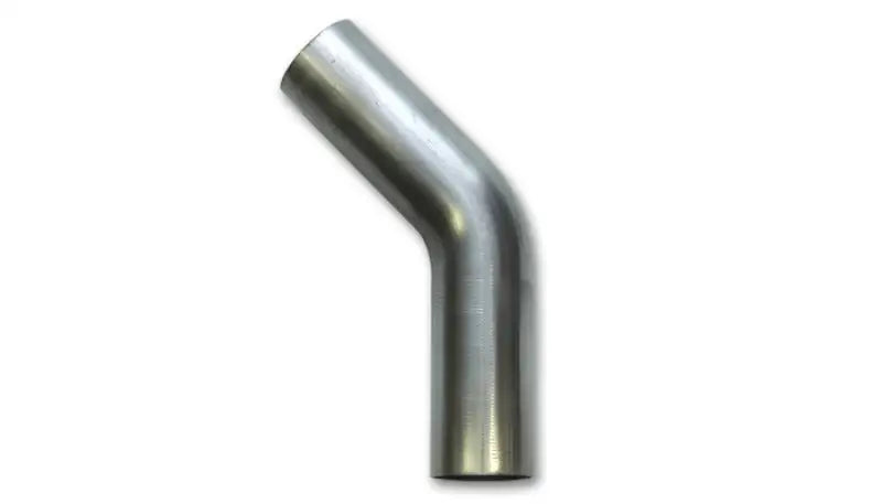 Vibrant 2in OD T304 SS 45 Deg Mandrel Bend 6in Leg Length (3in Centerline Radius) 13110