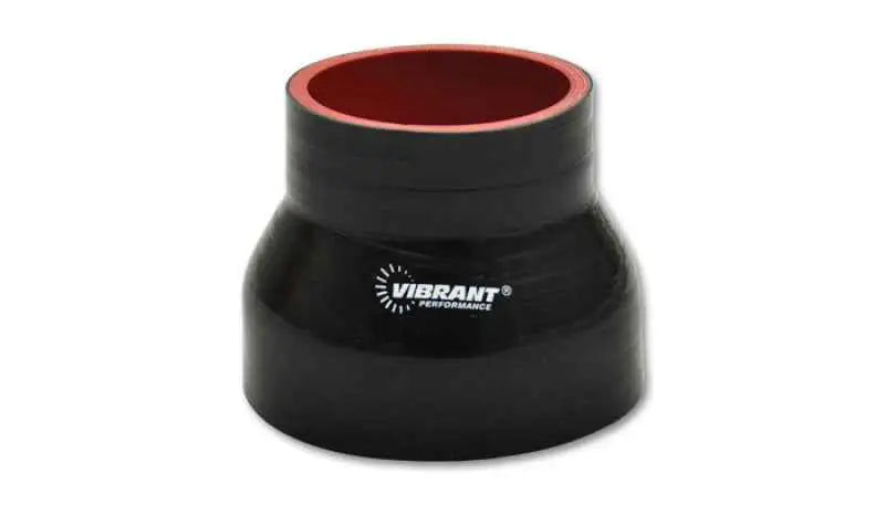 Vibrant 4 Ply Reducer Couper 4.0in ID x 3.50in ID x 4.50in Long - Black 19741