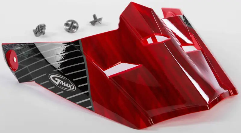Visor W/Screws Colfax Mx 46 Red/Black Xs Sm wps-72-3976s