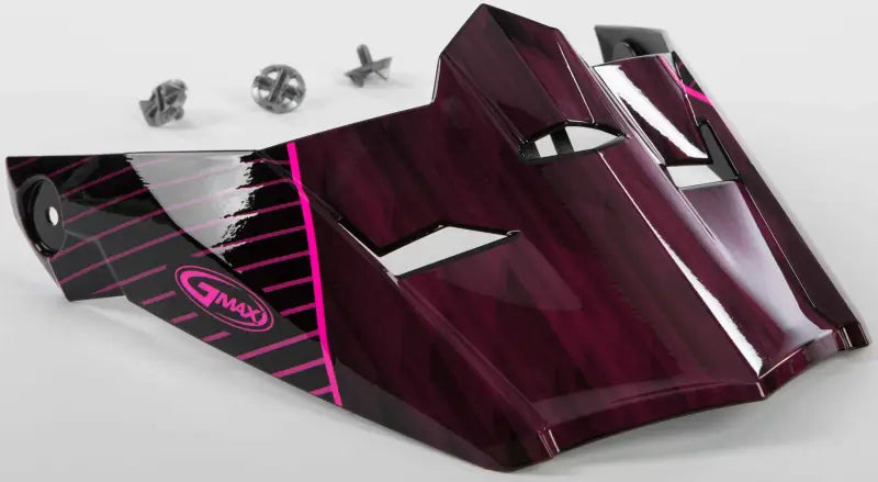 Visor W/Screws Colfax Mx 46y Black/Hi Vis Pink Ys Yl wps-72-3979y