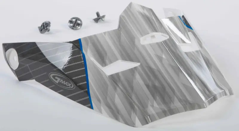 Visor W/Screws Colfax Mx 46y White/Blue Ys Yl wps-72-3975y