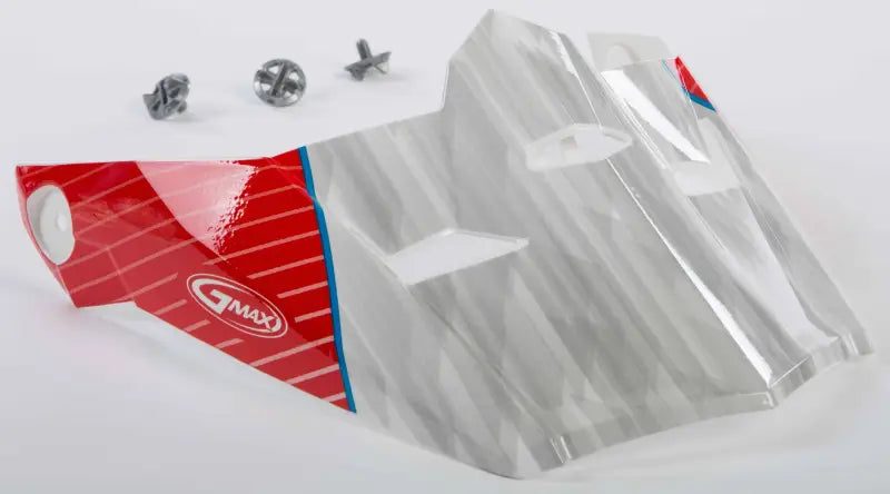 Visor W/Screws Colfax Mx 46y White/Red/Blue Ys Yl wps-72-3974y