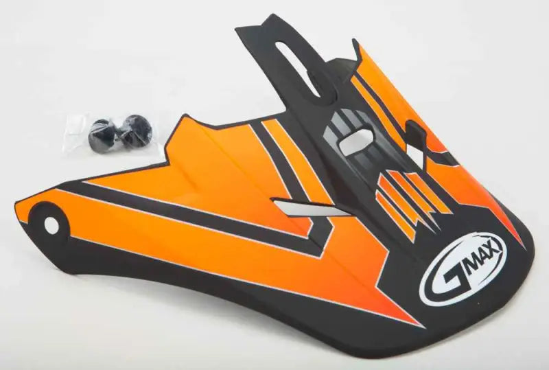 Visor W/Screws Race Gm 46.2 Black/Hi Vis Orange Md 3x wps-72-3748