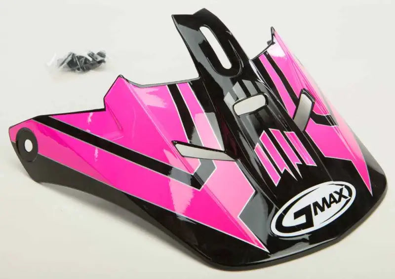 Visor W/Screws Race Gm 46.2 Black/Pink Md 3x wps-72-3752