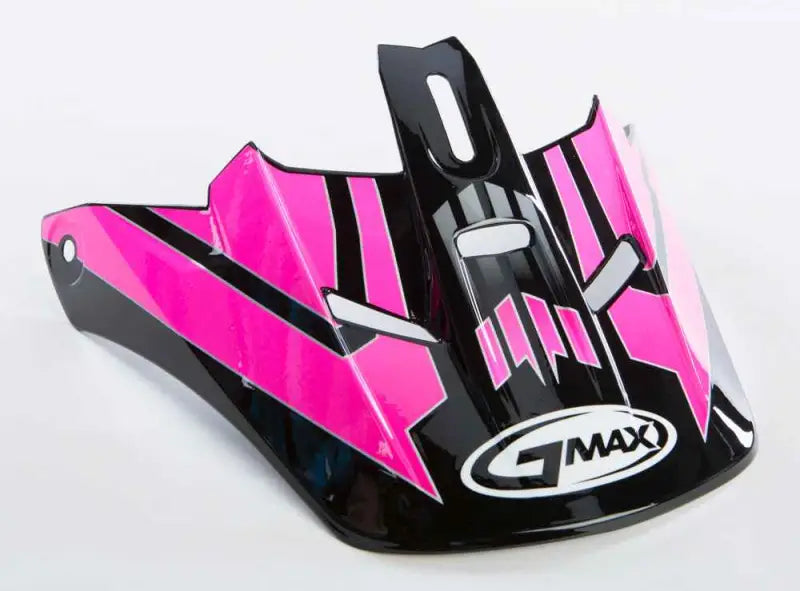 Visor W/Screws Race Gm 46.2 Black/Pink Xs Sm wps-72-3751
