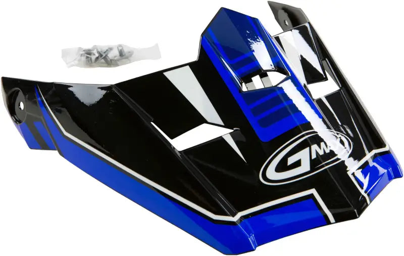 Visor W/Screws Uncle Mx 46 Black/Blue Md 2x wps-72-3925