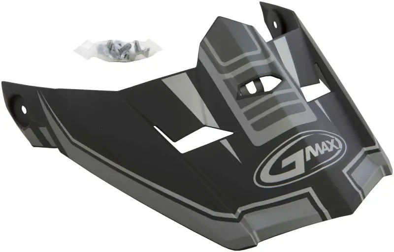 Visor W/Screws Uncle Mx 46 Matte Black/Silver Xs Sm wps-72-3933