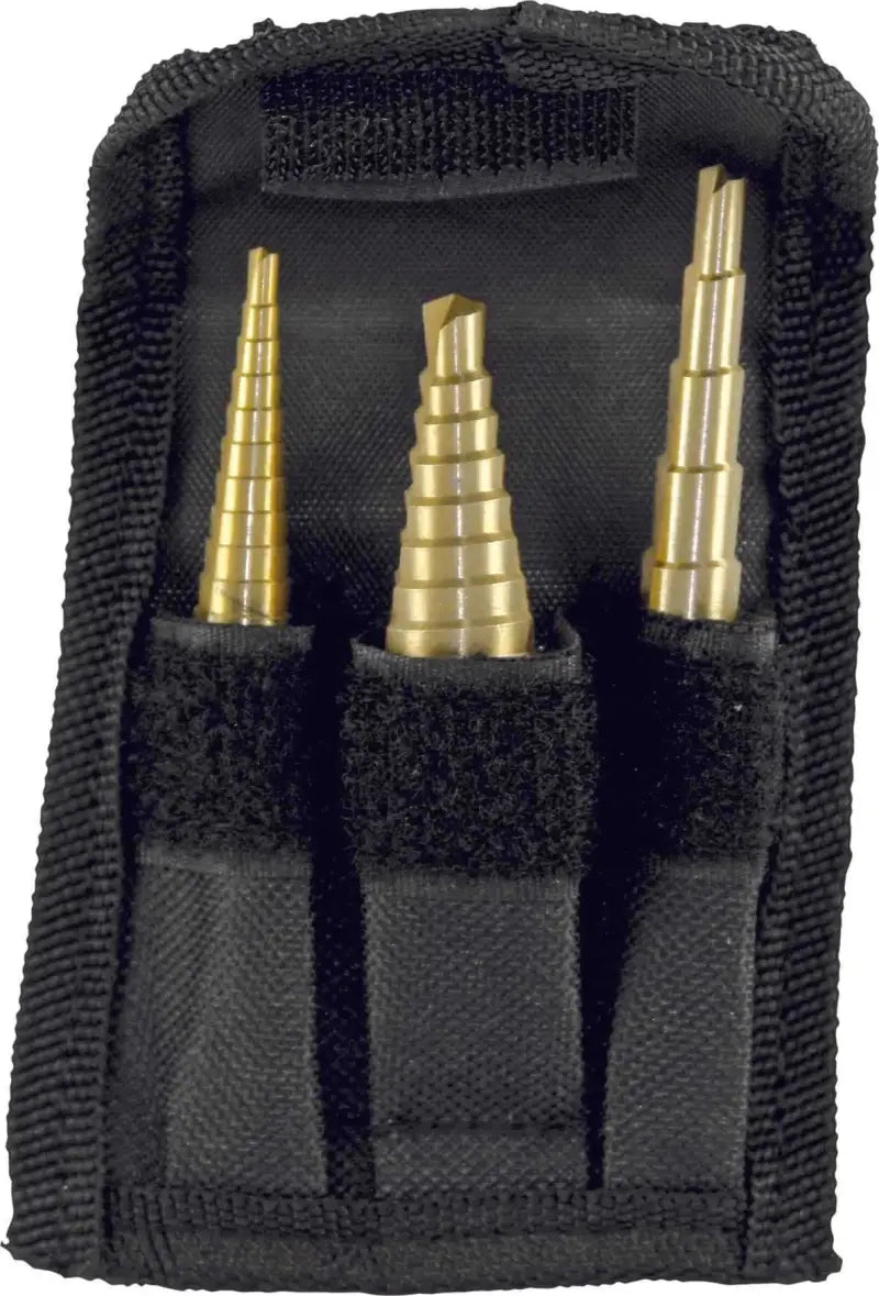 W9003 Performance Tool 3 Pc Step Drill Set wps-117-1124
