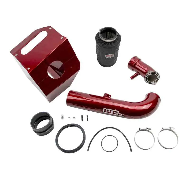 Wehrli 17-19 Chevrolet 6.6L L5P 4in Intake Kit Stage 2 - WCFab Red wcf100360-red