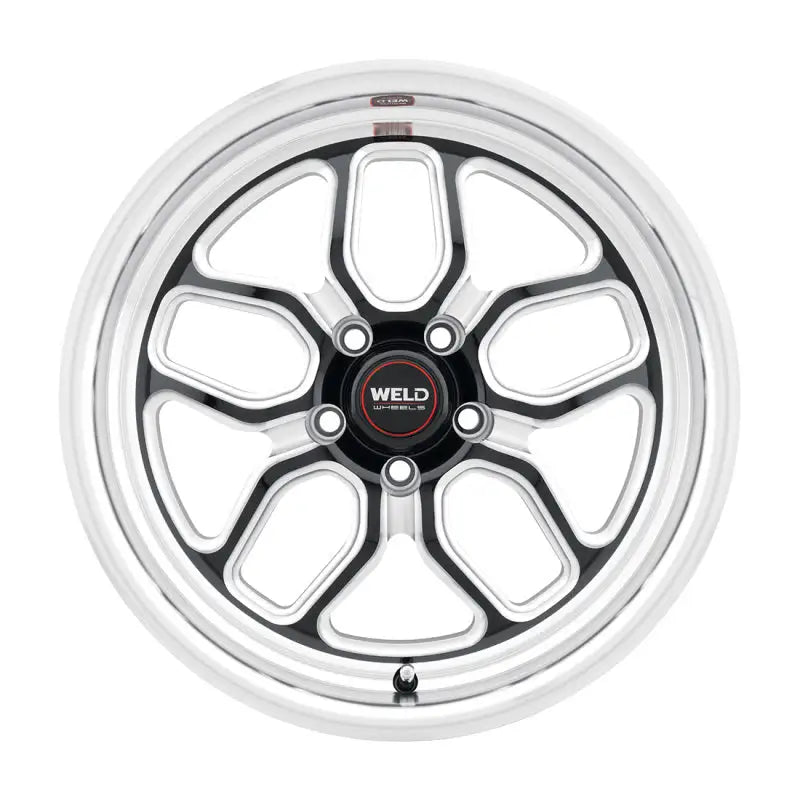 Weld Racing 17x10 Laguna Drag Wheel 5x127 ET38 BS7.00 Gloss BLK MIL DIA 71.5 wels15270075p38