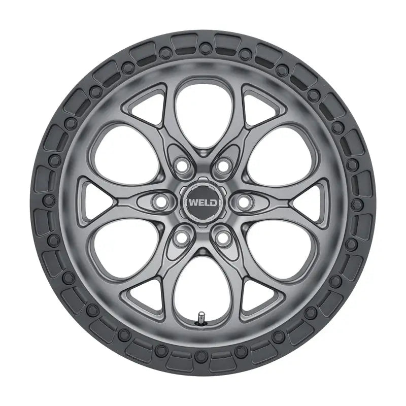 Weld W107 20X10 Ledge 6X139.7 ET-18 BS4.75 Satin Gun / Black Ring 106.1 welW10700084475