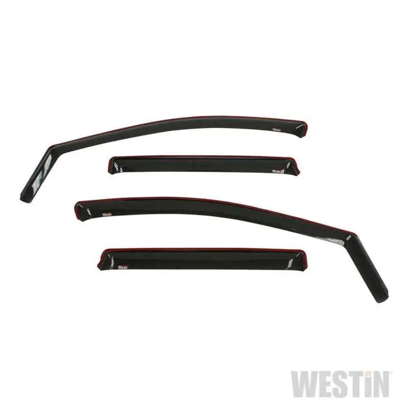 Westin 13-19 Ford Escape In Channel Wind Deflector 4pc - Smoke 72-37415