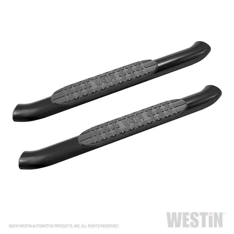 Westin 18-20 Jeep Wrangler JL 2DR PRO TRAXX 4 Oval Nerf Step Bars - Textured Black 21-24055