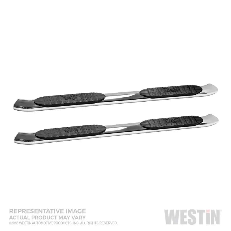 Westin 2019 Chevrolet Silverado/Sierra 1500 Crew Cab Non LD PRO TRAXX 5 Oval Nerf Step Bars - SS 21-54130