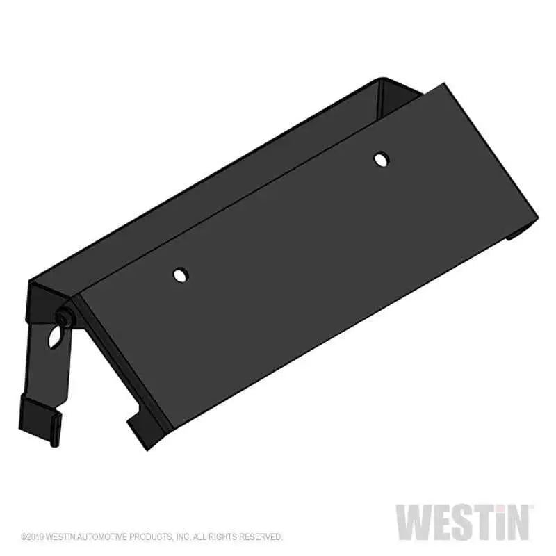 Westin Winch Mount License Plate Re-locator - Black 46-20065