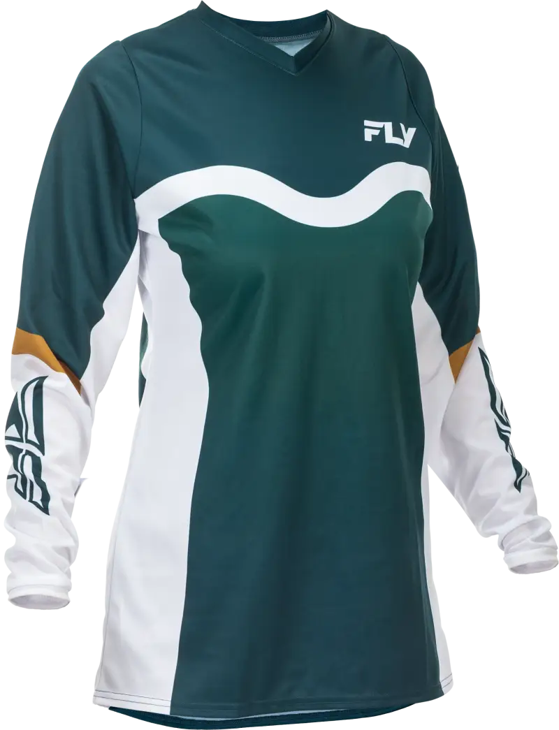Womens F16 Jersey Teal White Gold Comfort Fit Breathable 379-8222x