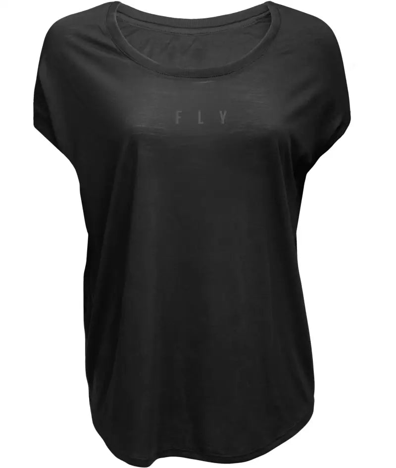 Women's Fly Breezy Tee Black Xl wps-356-0040x
