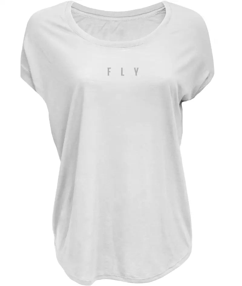 Women's Fly Breezy Tee White Md wps-356-0044m