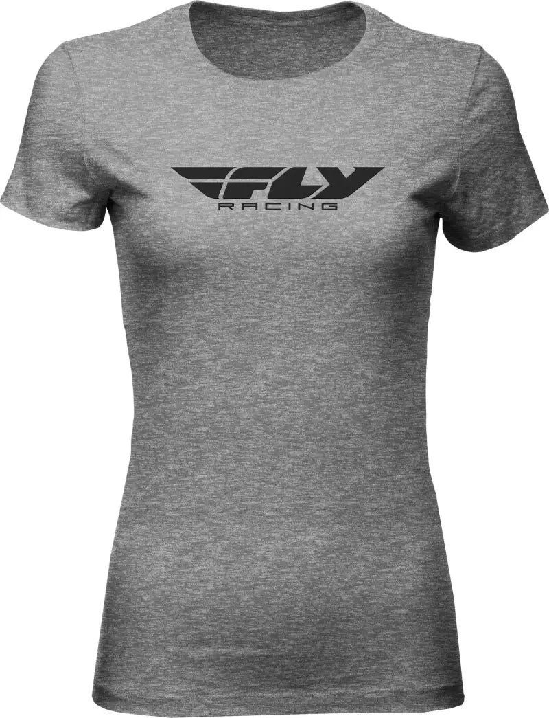 Women's Fly Corporate Tee Dark Grey Heather Lg wps-356-0363l