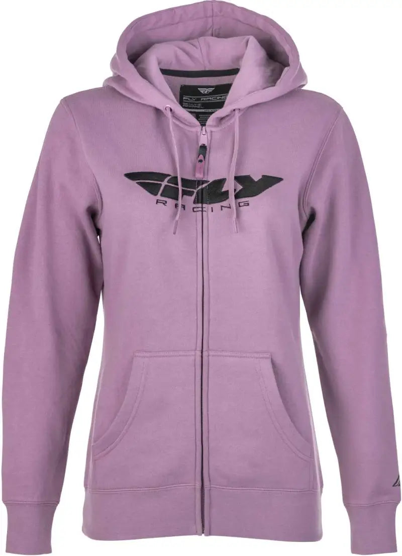 Women's Fly Corporate Zip Up Hoodie Mauve Lg wps-358-0062l