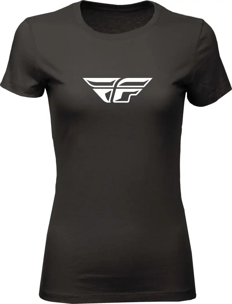 Women's Fly F Wing Tee Black Sm wps-356-0480s