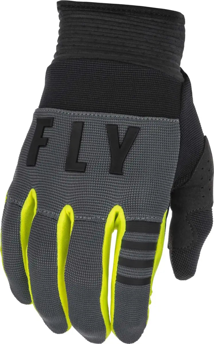 Youth F 16 Gloves Grey/Black/Hi Vis Yxs wps-375-912yxs