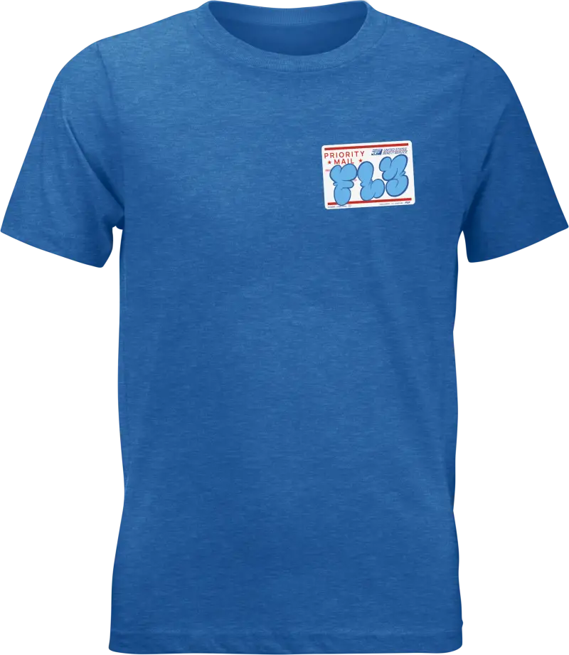 Youth Fly Graffiti Tee in Comfortable Cotton Blend 354-0414yl