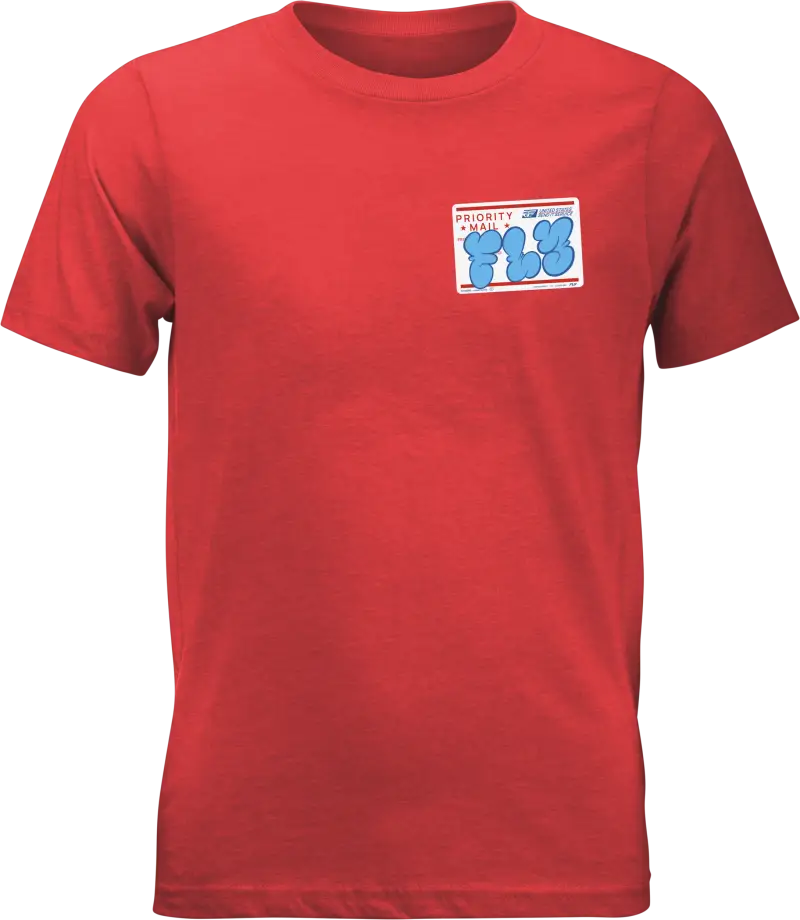Youth Fly Graffiti Tee Red with Premium Fit 354-0415ys