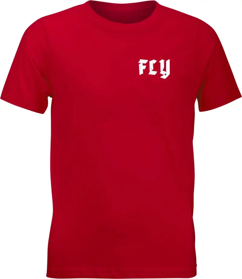 Youth Fly Moto Mind Tee Red Yl wps-352-0432yl