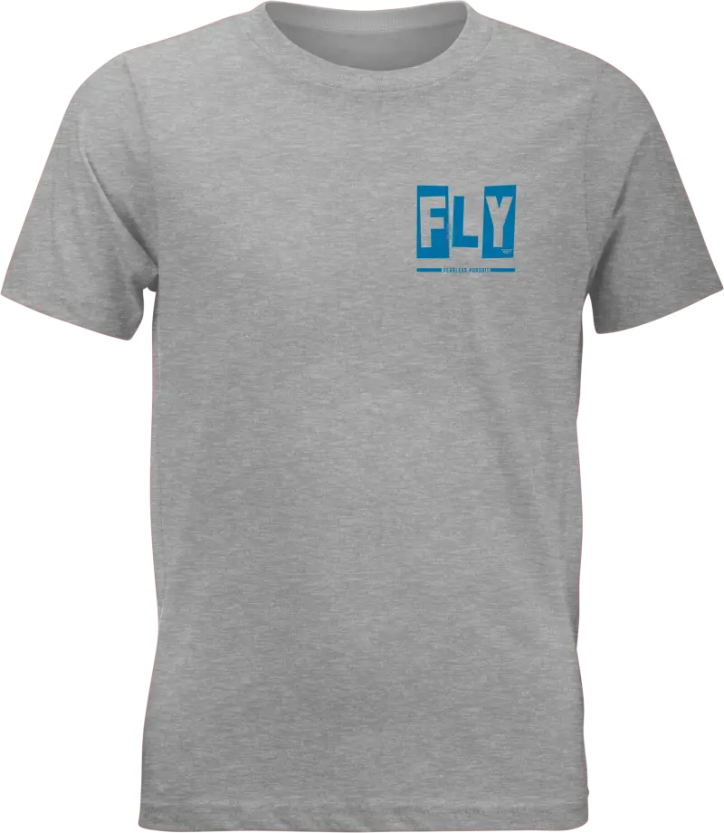Youth Fly Punk Tee Grey with Premium Comfort Fit 354-0418ym