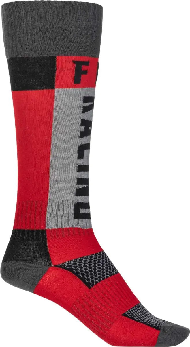 Youth Mx Socks Thick Red/Grey wps-350-0550y