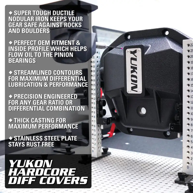 Yukon Gear Hardcore Nodular Iron Cover for Chrysler 9.25in Rear Differential yukyhcc-c9-25