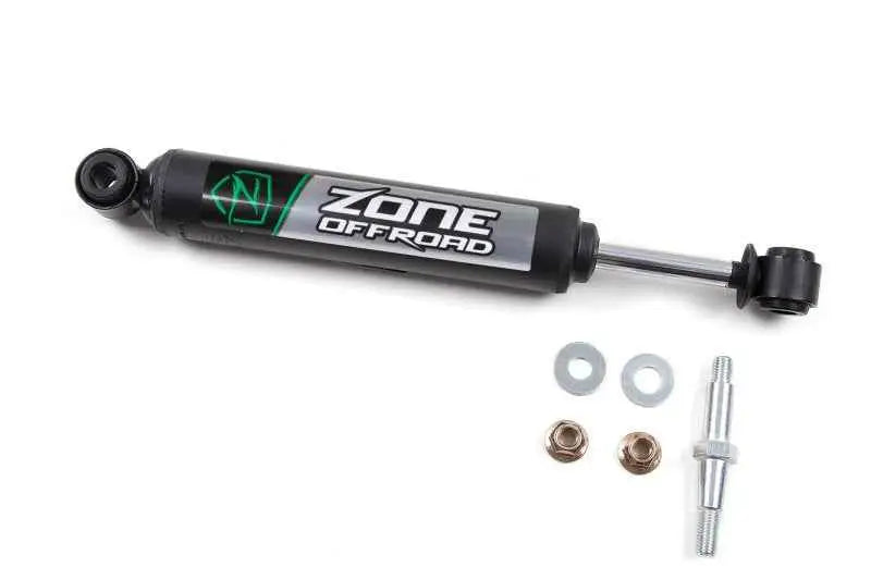 Zone Offroad Jeep Wrangler YJ/TJ Single Steering Stabilizer - Black zon7400